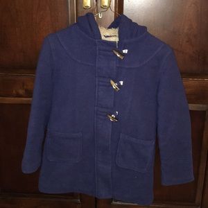 Old Navy peacoat with lined hood